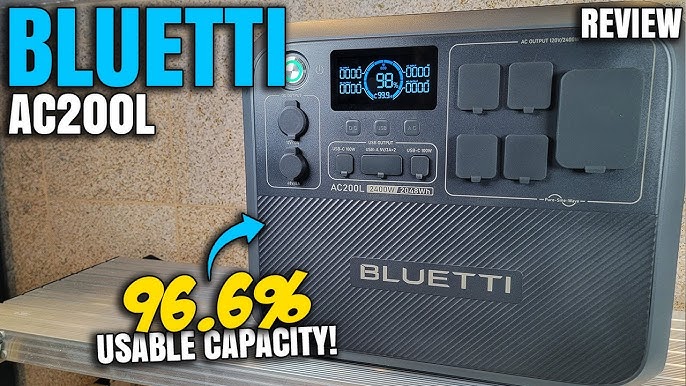 Bluetti Ac200L Portable Power Station Review